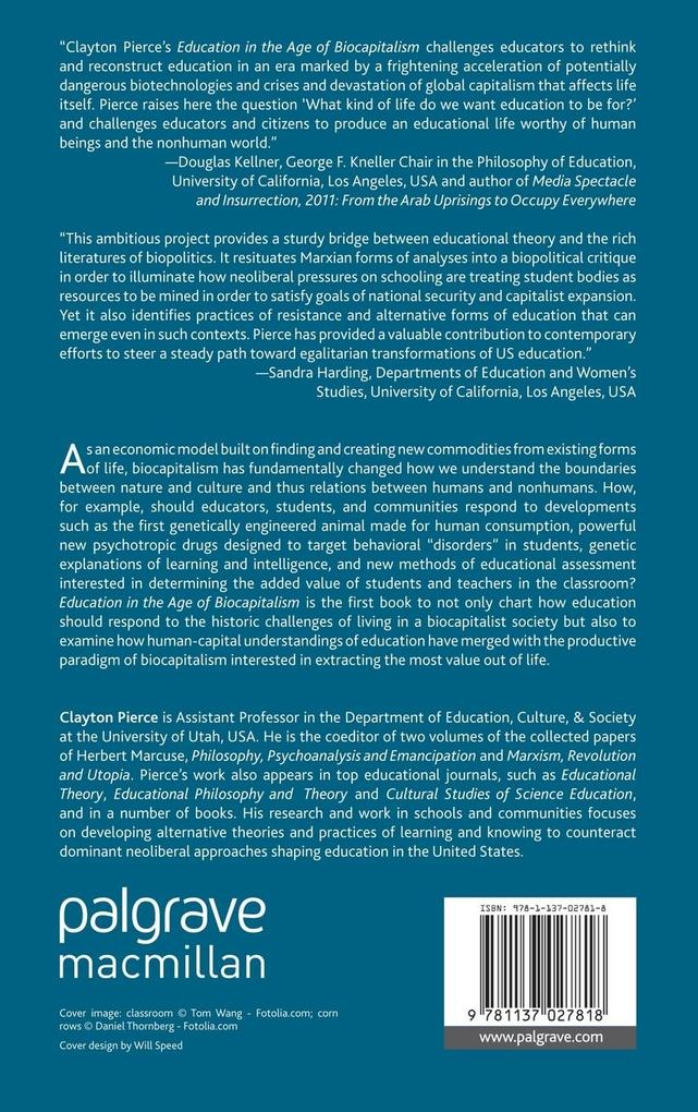 Weitere Ansicht: Education in the Age of Biocapitalism | C. Pierce