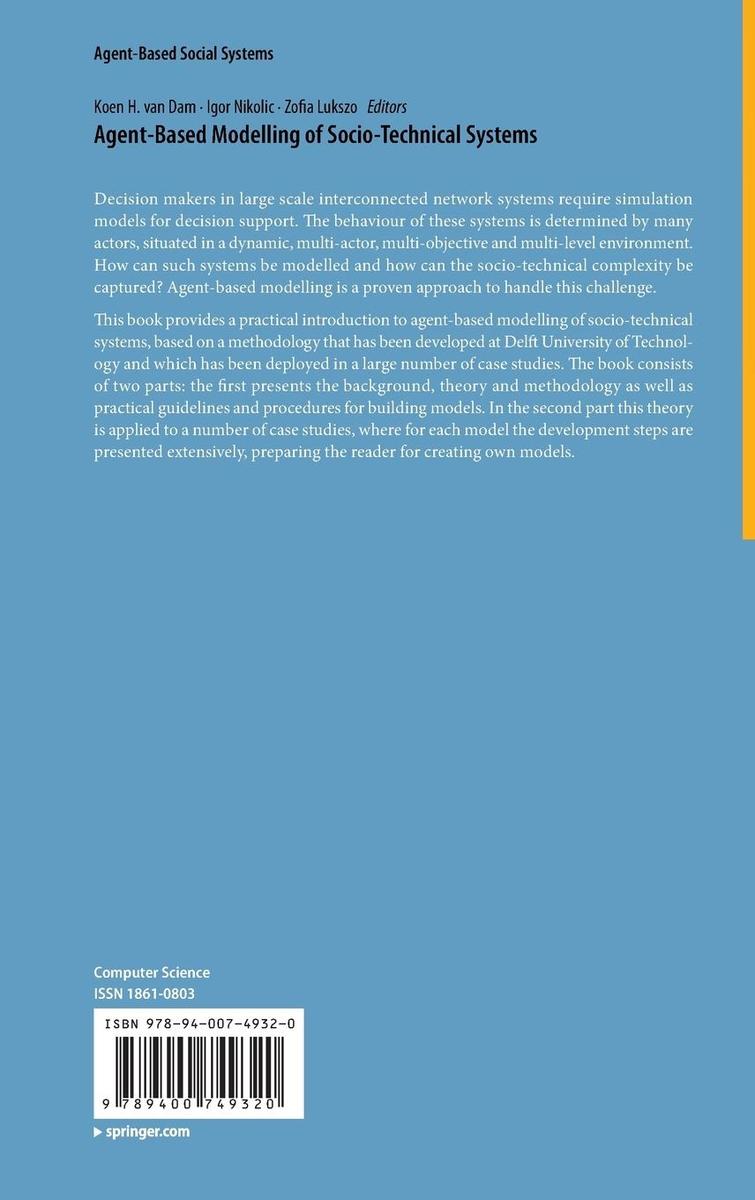Weitere Ansicht: Agent-Based Modelling of Socio-Technical Systems