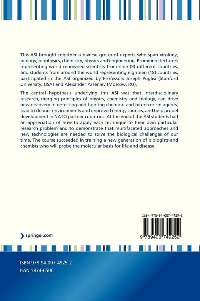 Weitere Ansicht: Biophysics and Structure to Counter Threats and Challenges