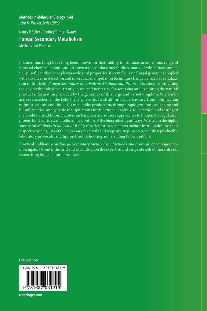 Weitere Ansicht: Fungal Secondary Metabolism