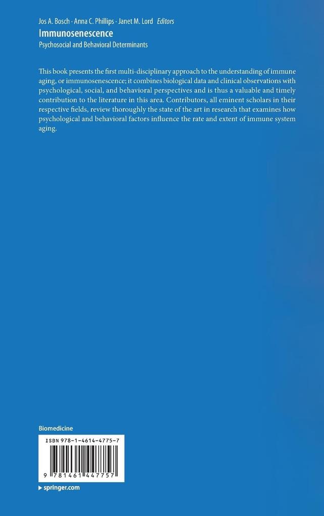 Weitere Ansicht: Immunosenescence