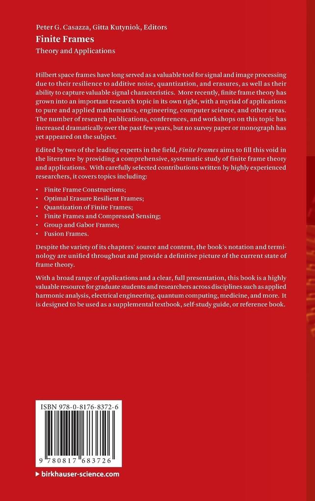 Weitere Ansicht: Finite Frames