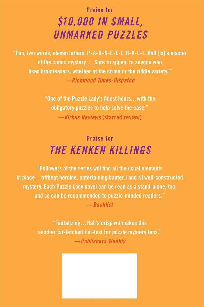 Weitere Ansicht: Arsenic and Old Puzzles | Parnell Hall