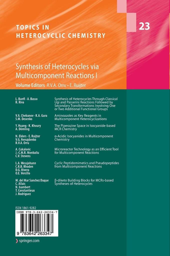 Weitere Ansicht: Synthesis of Heterocycles via Multicomponent Reactions I