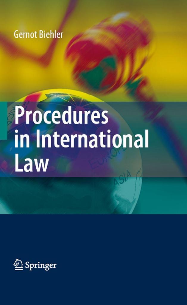 Produktbild: Procedures in International Law | Gernot Biehler