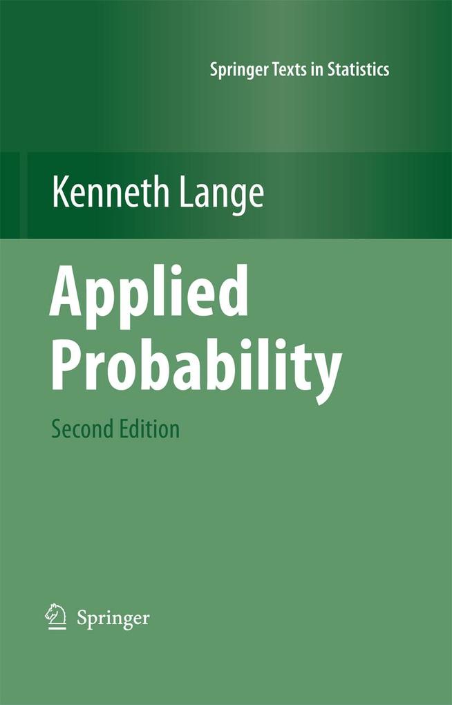 Produktbild: Applied Probability | Kenneth Lange