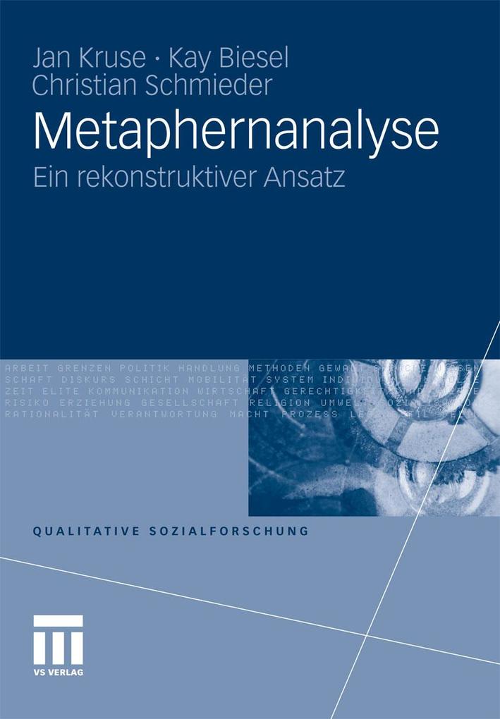 Produktbild: Metaphernanalyse | Jan Kruse, Kay Biesel, Christian Schmieder