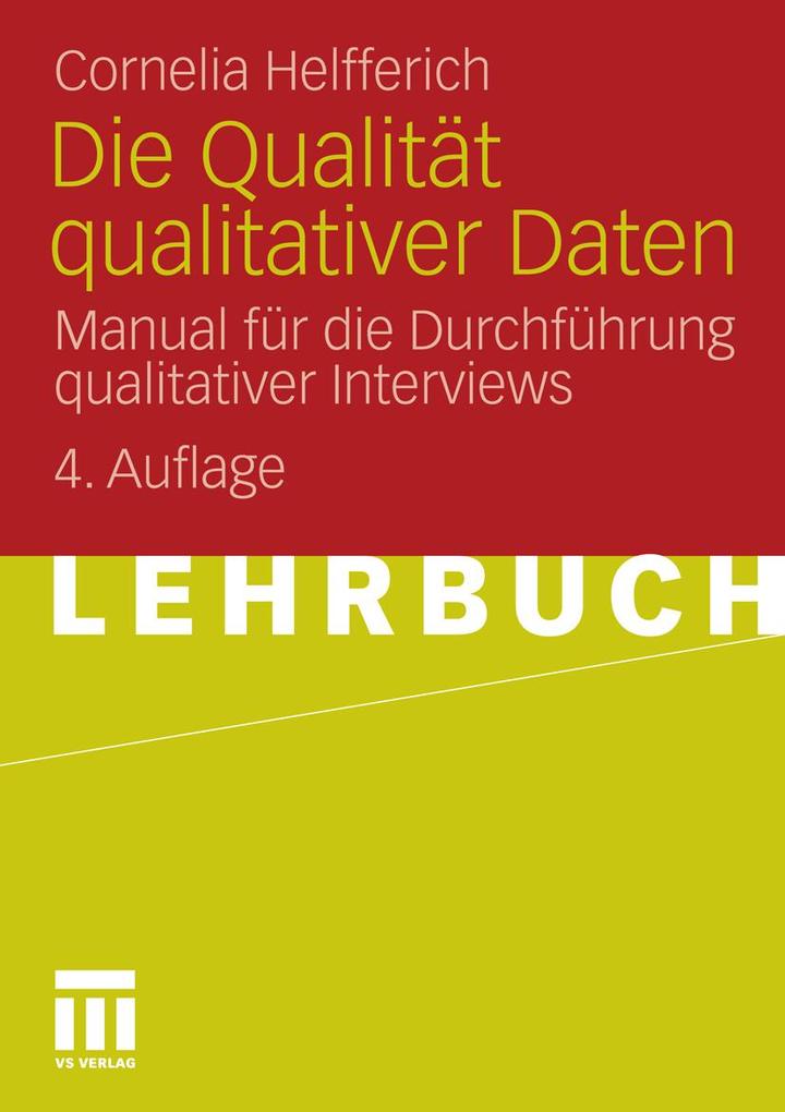 Die Qualität qualitativer Daten als eBook pdf