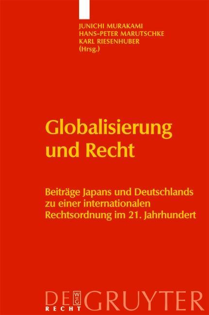 Produktbild: Globalisierung und Recht