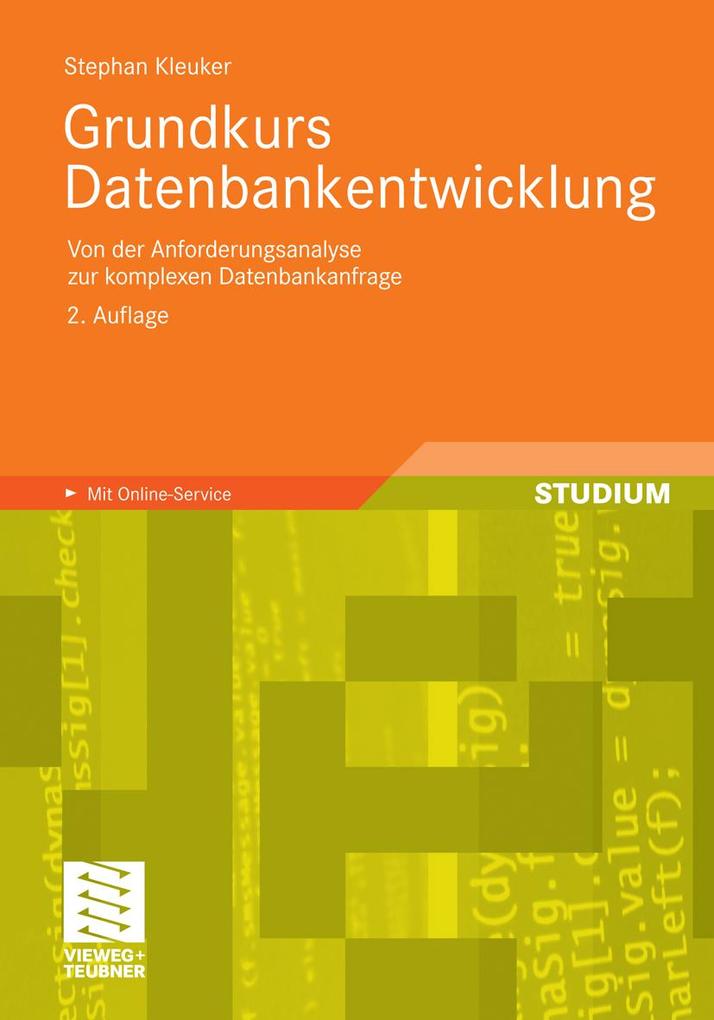 Produktbild: Grundkurs Datenbankentwicklung | Stephan Kleuker