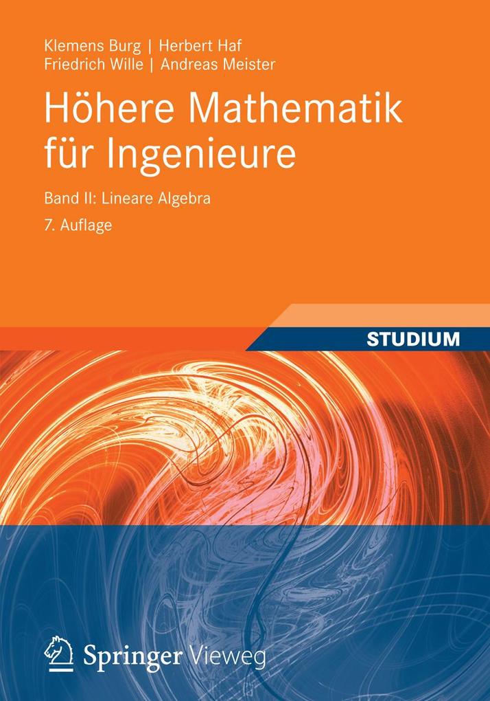 Produktbild: Höhere Mathematik für Ingenieure Band II | Klemens Burg, Herbert Haf, Friedrich Wille, Andreas Meister