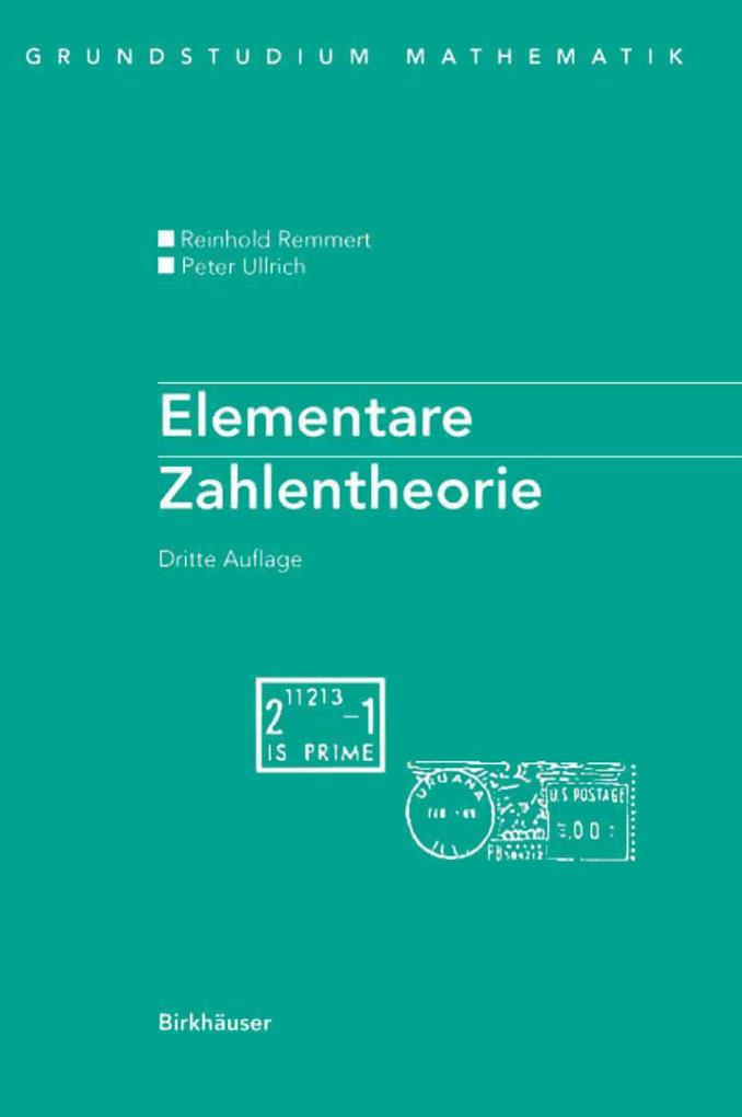 Produktbild: Elementare Zahlentheorie | Reinhold Remmert, Peter Ullrich