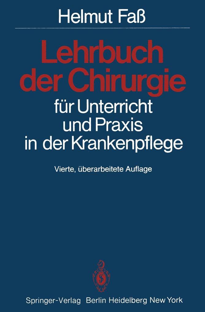 Produktbild: Lehrbuch der Chirurgie | H. Fass