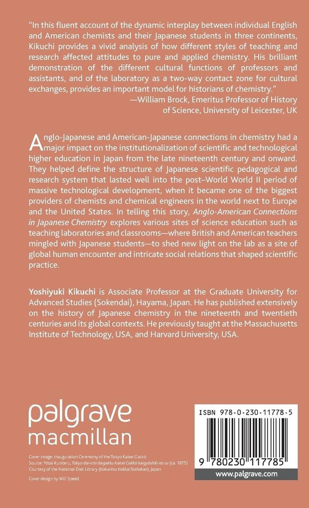 Weitere Ansicht: Anglo-American Connections in Japanese Chemistry | Yoshiyuki Kikuchi