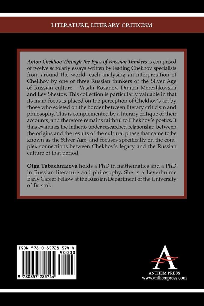 Weitere Ansicht: Anton Chekhov Through the Eyes of Russian Thinkers