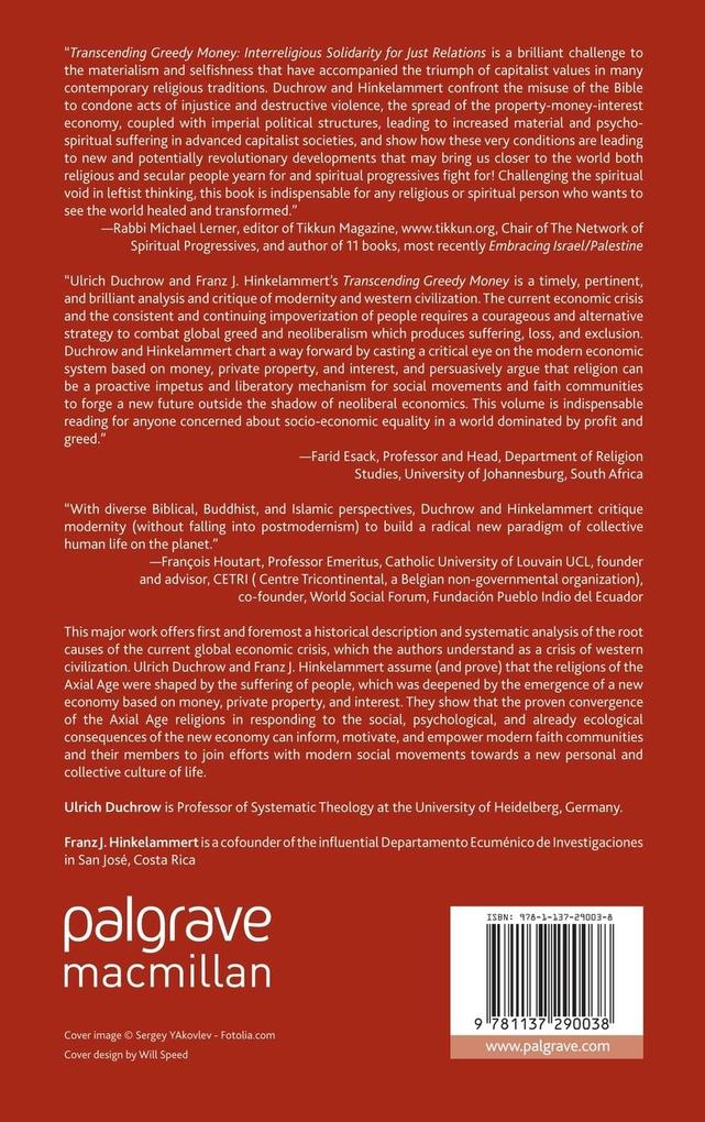 Weitere Ansicht: Transcending Greedy Money | U. Duchrow, F. Hinkelammert