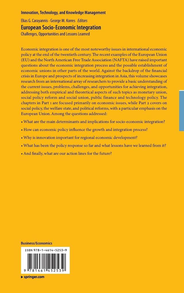 Weitere Ansicht: European Socio-Economic Integration