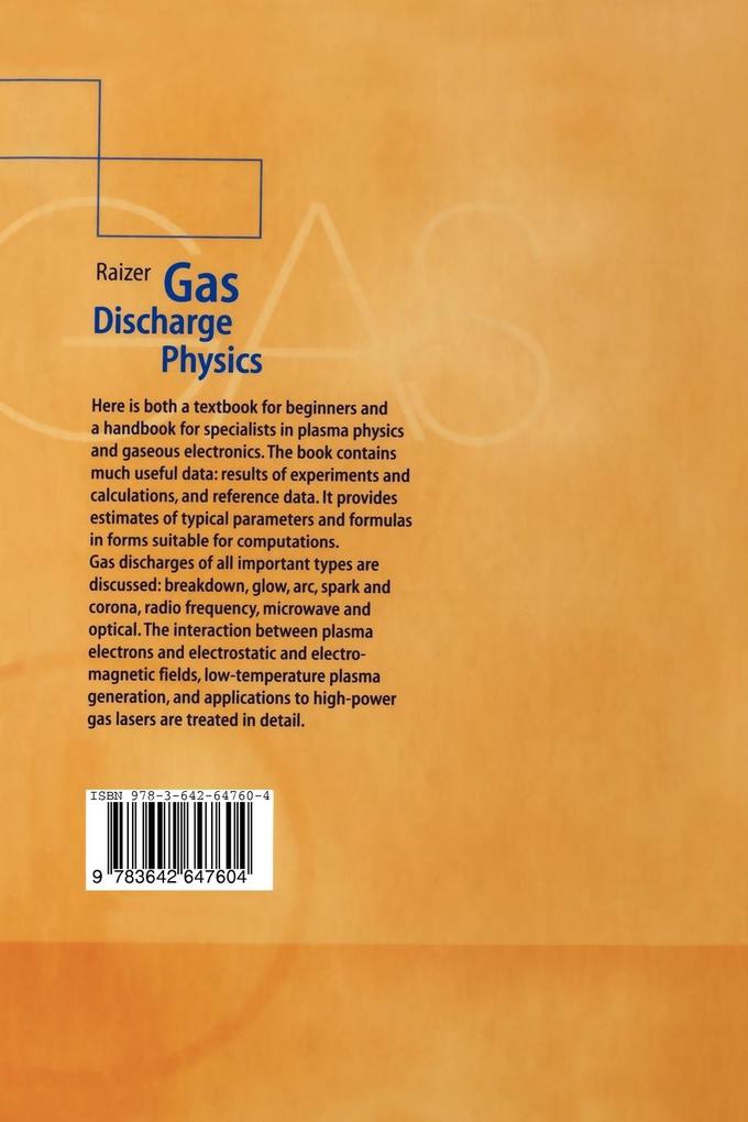 Weitere Ansicht: Gas Discharge Physics | Yuri P. Raizer