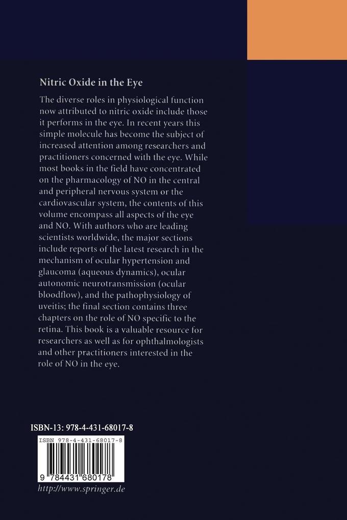 Weitere Ansicht: Nitric Oxide in the Eye
