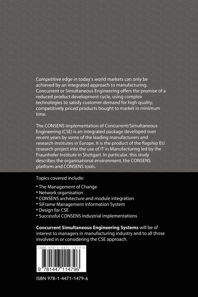 Weitere Ansicht: Concurrent Simultaneous Engineering Systems