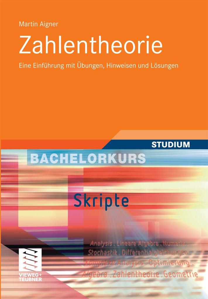 Produktbild: Zahlentheorie | Martin Aigner