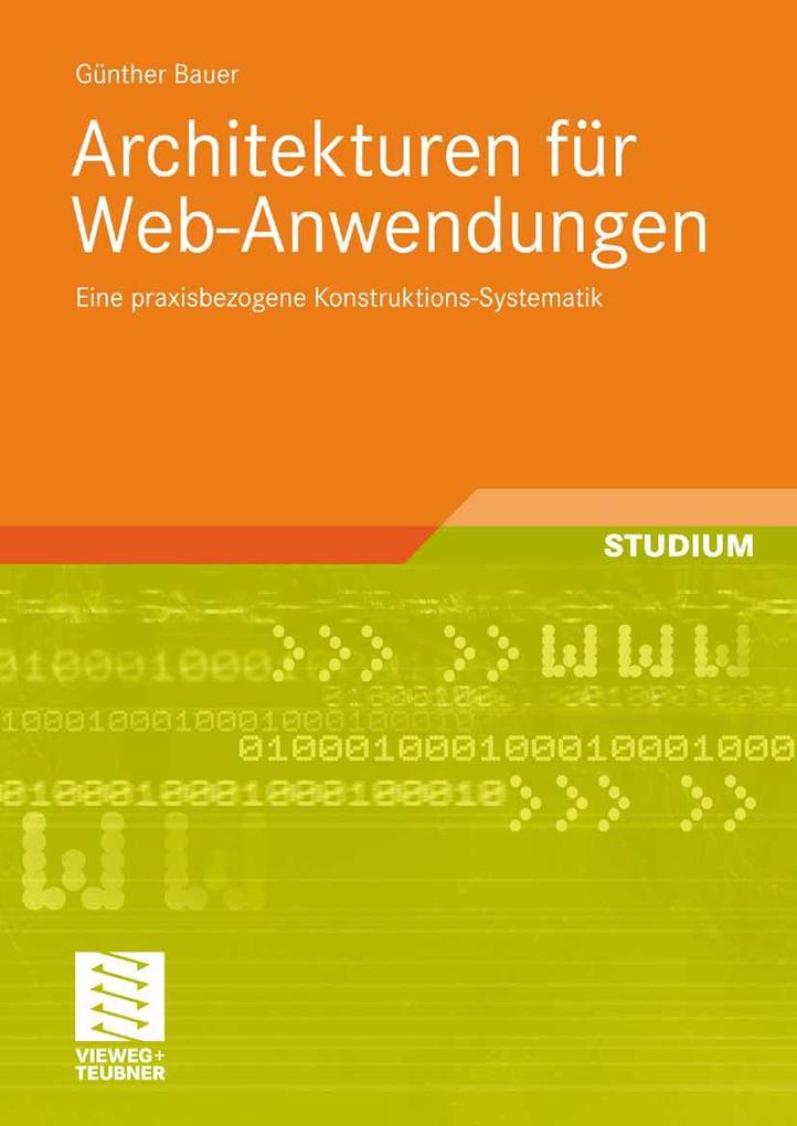 Produktbild: Architekturen für Web-Anwendungen | Günther Bauer