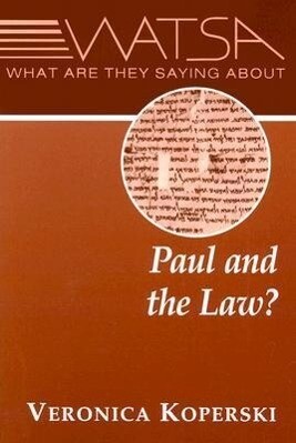 What Are They Saying about Paul and the Law? als Taschenbuch