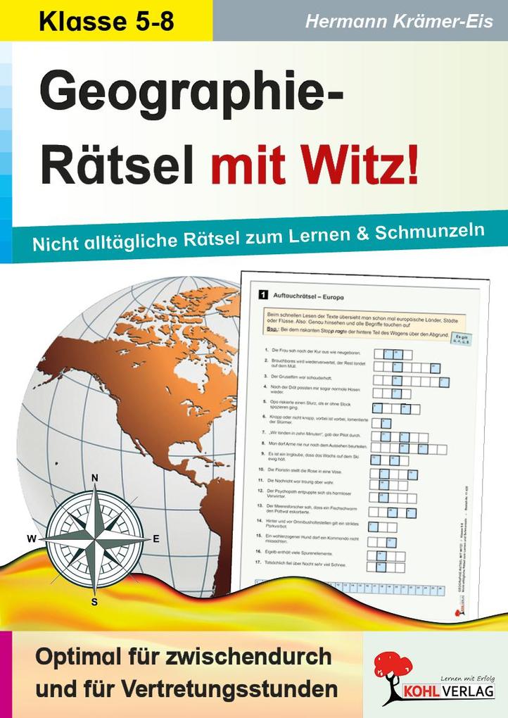 Hermann Krämer-Eis: Geographie-Rätsel mit Witz! - 5.-8. Schuljahr bei ...