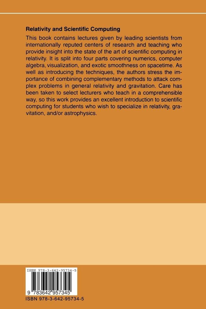 Weitere Ansicht: Relativity and Scientific Computing