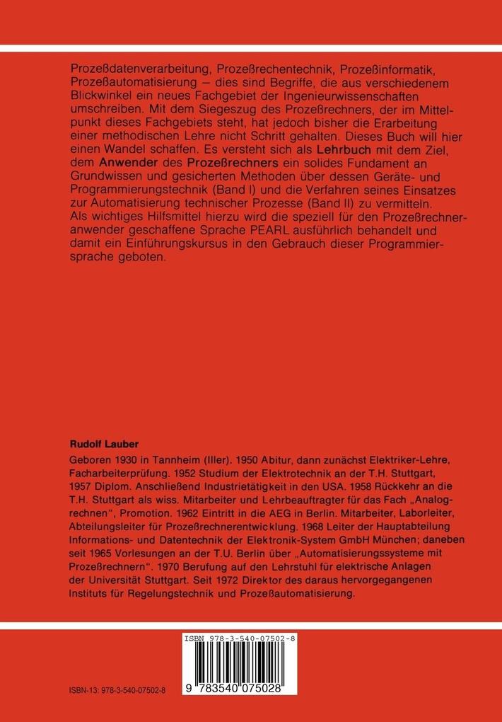 Weitere Ansicht: Prozeßautomatisierung I | R. Lauber