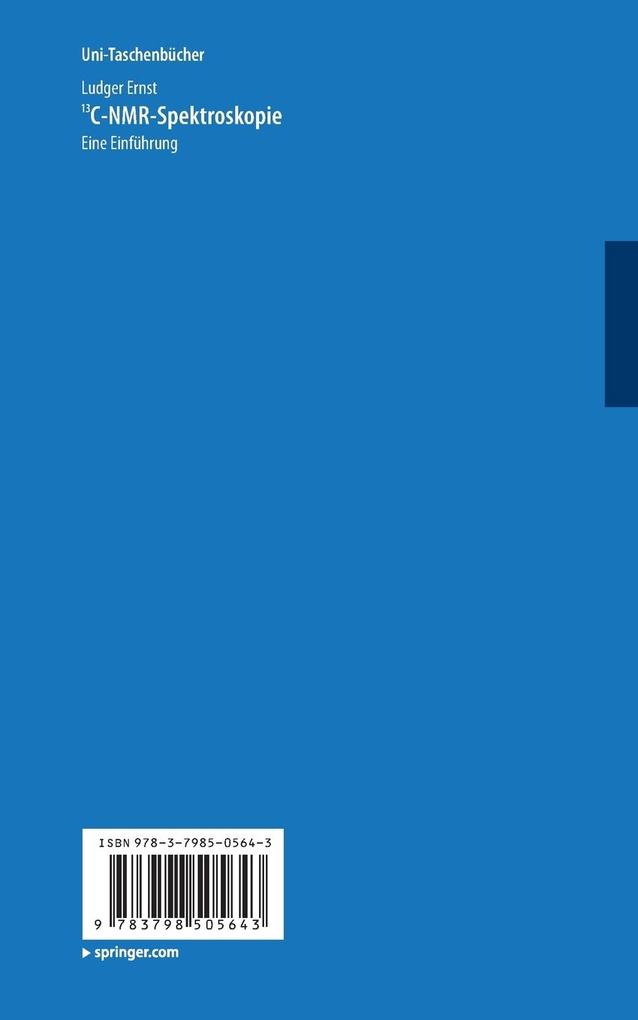 Weitere Ansicht: 13C-NMR- Spektroskopie | Ludger Ernst, L. Ernst