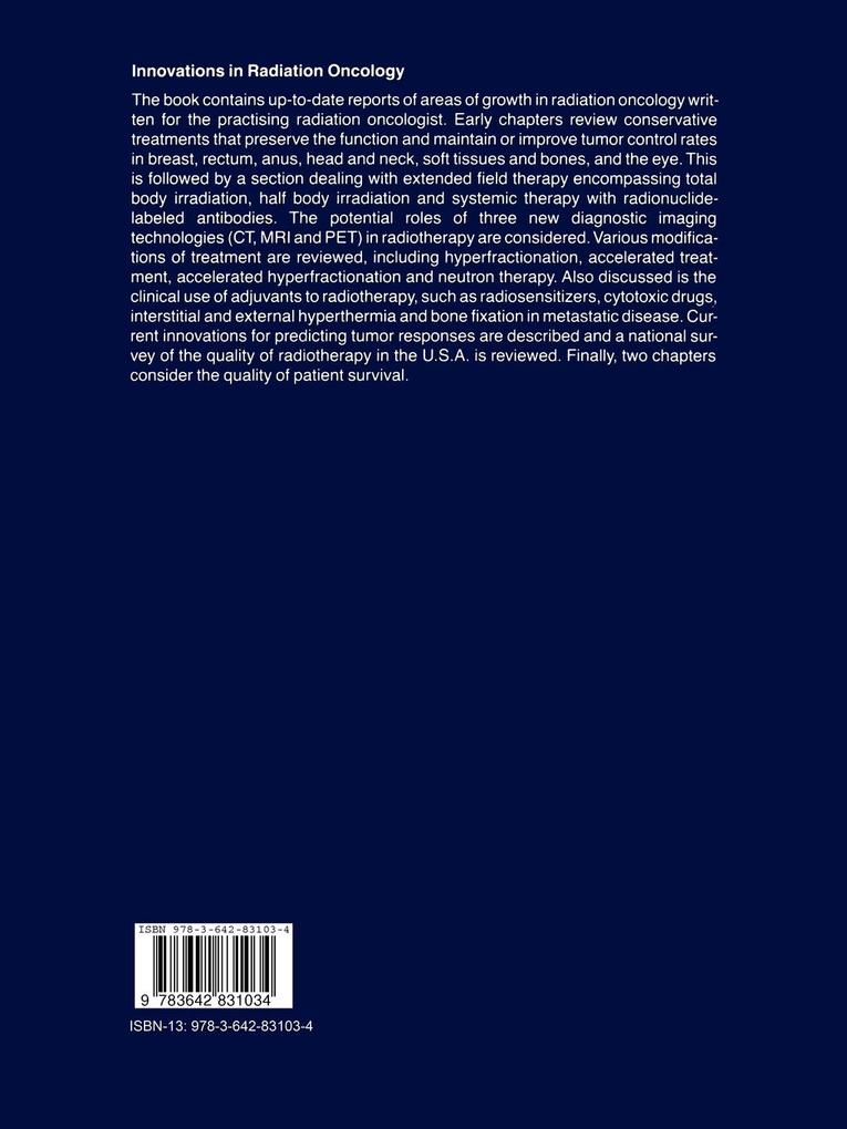 Weitere Ansicht: Innovations in Radiation Oncology