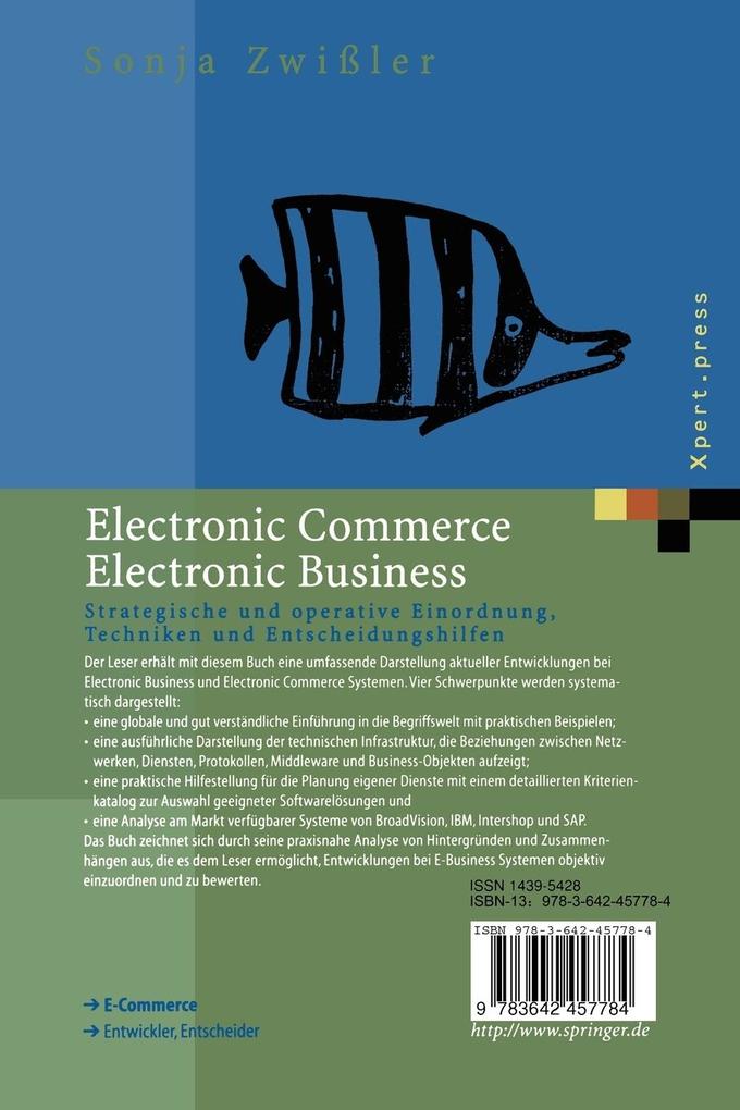 Weitere Ansicht: Electronic Commerce Electronic Business | Andreas Uremovic, Sonja Zwißler