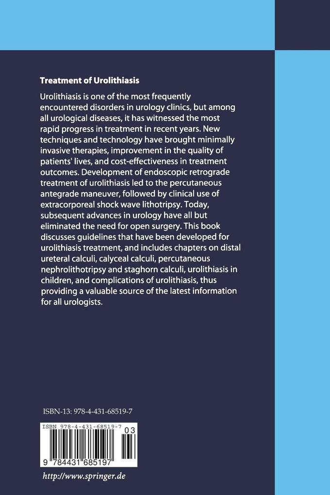 Weitere Ansicht: Treatment of Urolithiasis