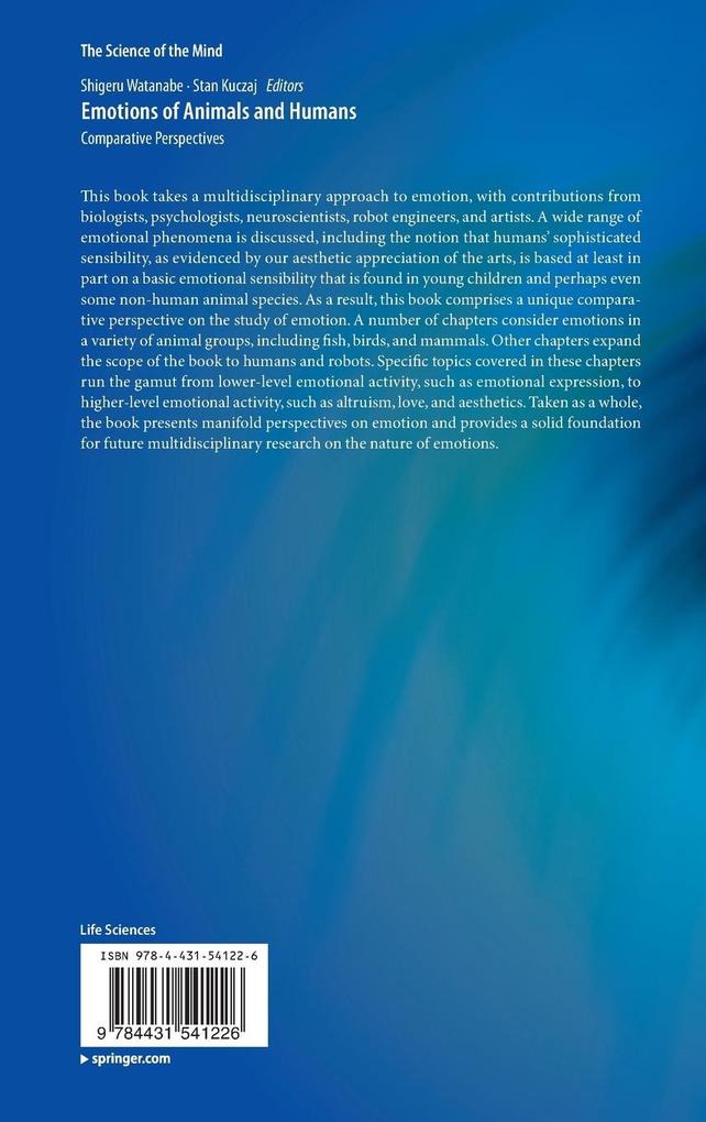 Weitere Ansicht: Emotions of Animals and Humans