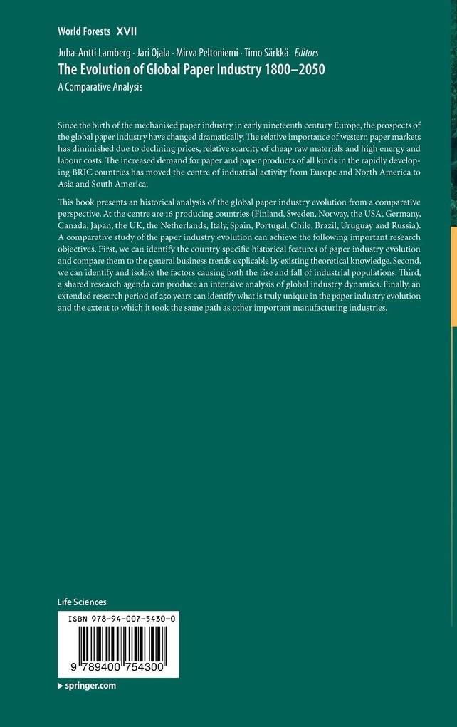 Weitere Ansicht: The Evolution of Global Paper Industry 1800¬-2050