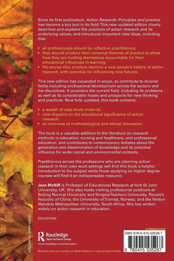 Weitere Ansicht: Action Research | Jean Mcniff