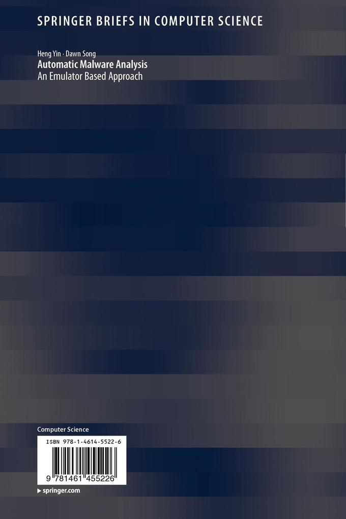 Weitere Ansicht: Automatic Malware Analysis | Heng Yin, Dawn Song