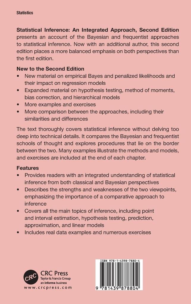 Weitere Ansicht: Statistical Inference | Helio S. Migon, Dani Gamerman, Francisco Louzada