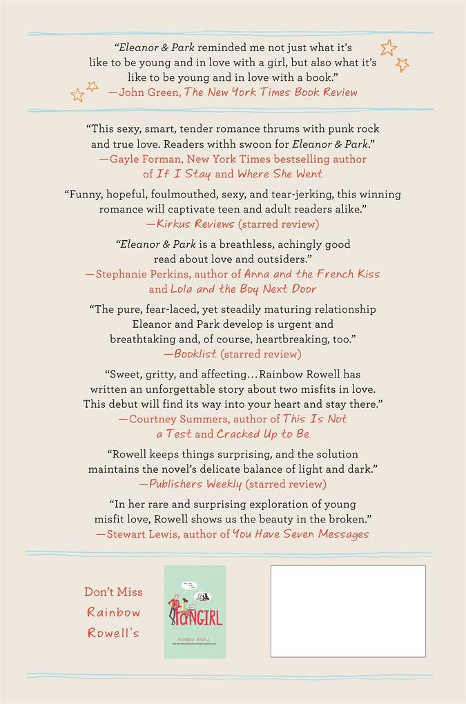 Weitere Ansicht: Eleanor & Park | Rainbow Rowell