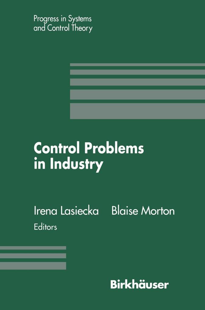 Produktbild: Control Problems in Industry