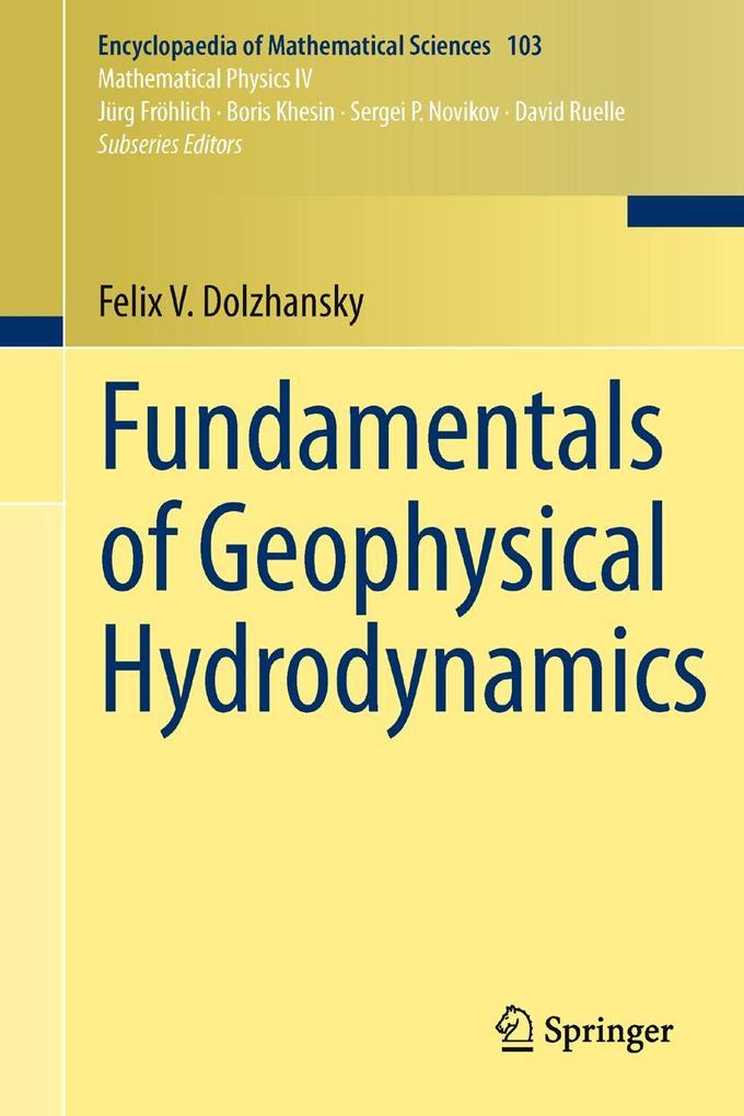 Produktbild: Fundamentals of Geophysical Hydrodynamics | Felix V. Dolzhansky