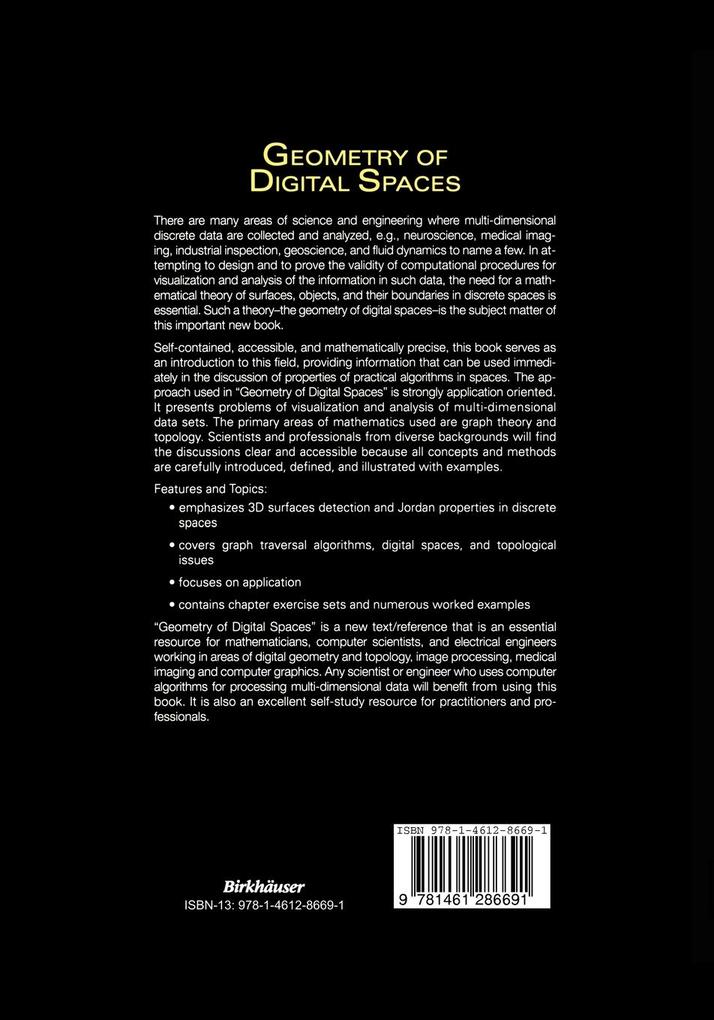 Weitere Ansicht: Geometry of Digital Spaces | Gabor T. Herman
