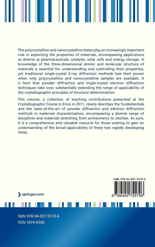 Weitere Ansicht: Uniting Electron Crystallography and Powder Diffraction