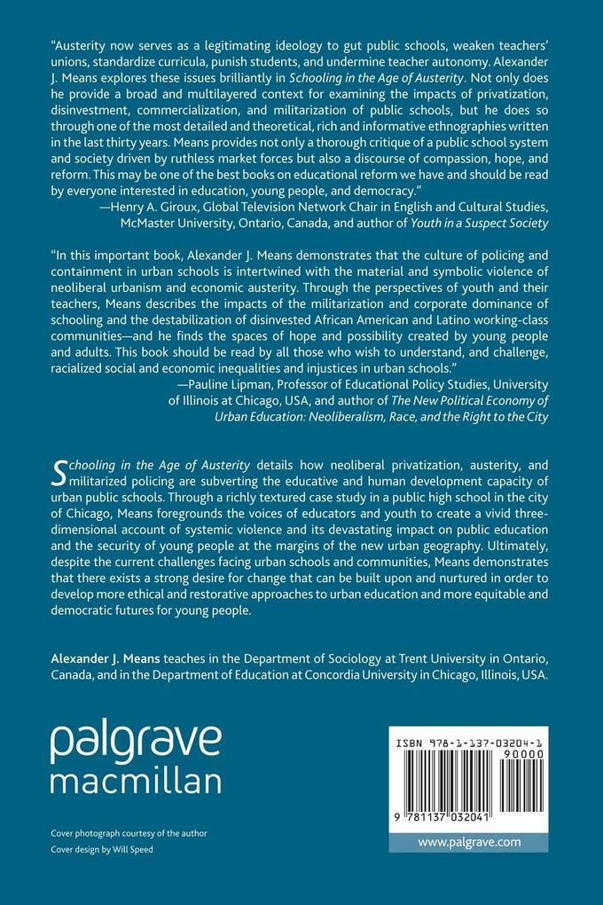 Weitere Ansicht: Schooling in the Age of Austerity | A. Means