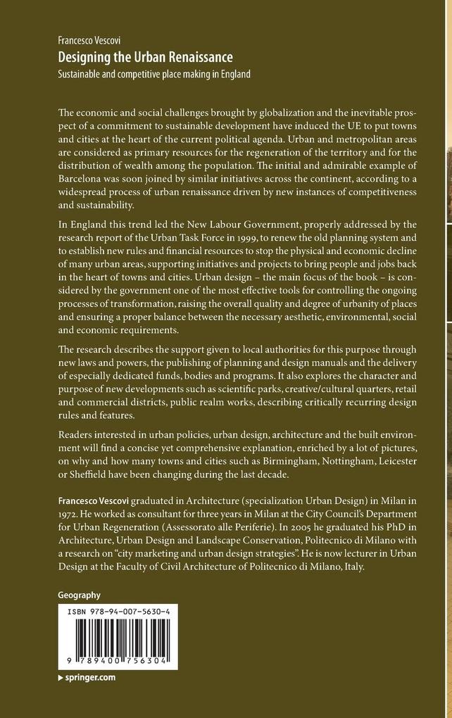 Weitere Ansicht: Designing the Urban Renaissance | Francesco Vescovi
