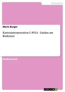 Produktbild: Karteninterpretation L 8524 - Lindau am Bodensee | Marie Burger