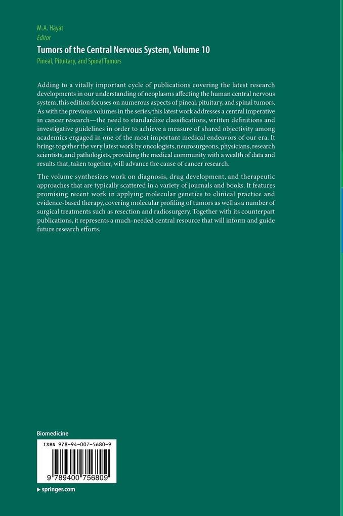 Weitere Ansicht: Tumors of the Central Nervous System, Volume 10