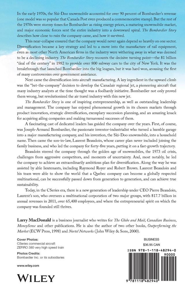 Weitere Ansicht: The Bombardier Story | Larry MacDonald