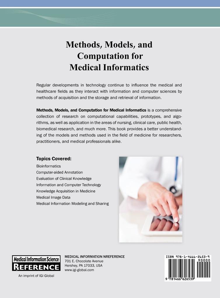 Weitere Ansicht: Methods, Models, and Computation for Medical Informatics